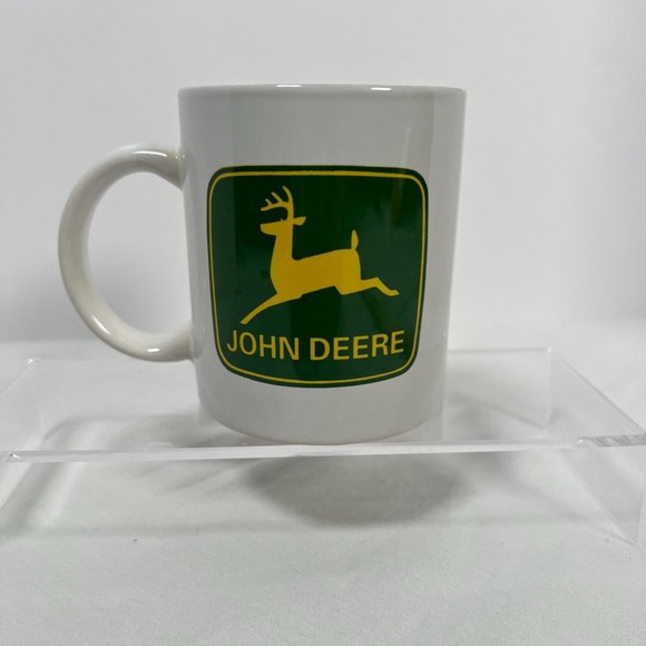 John Deere mug-white coffee mug with John Deere‎ logo on both sides - Picture 2 of 5